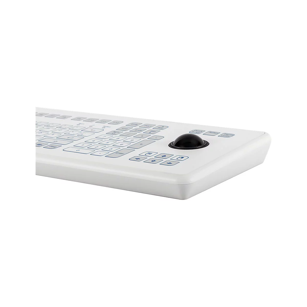 GETT TKS-105c-TB38-KGEH - Tastatur - mit Trackball - USB - Deutsch