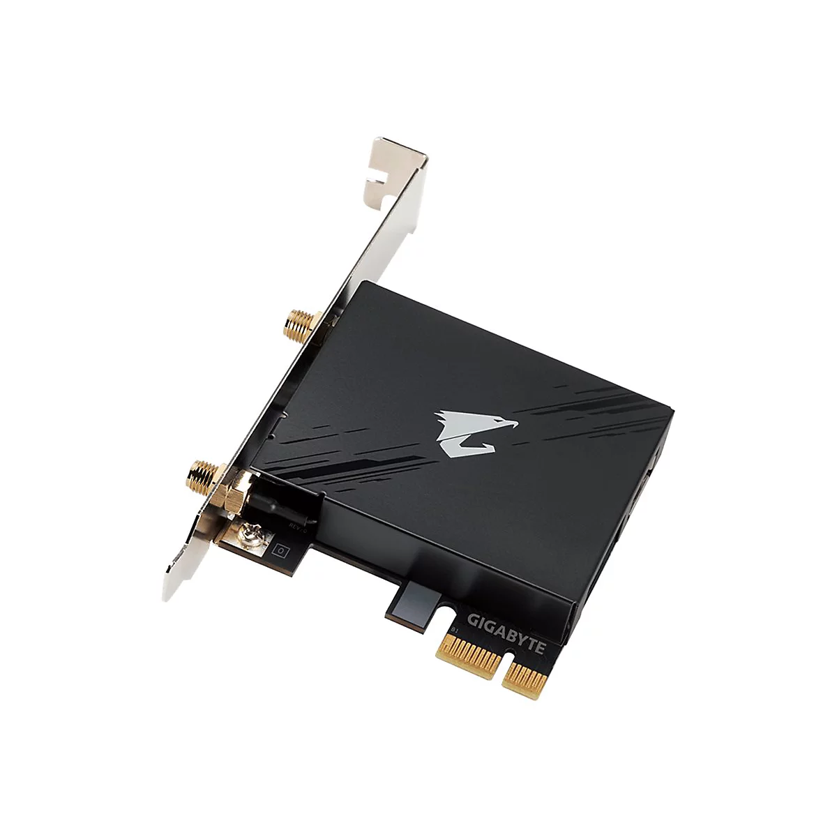 Gigabyte GC-WBAX210 (rev. 1.0) - Netzwerkadapter - PCIe - 802.11a, 802.11b/g/n, Wi-Fi 5, 802.11ax, Bluetooth 5.2