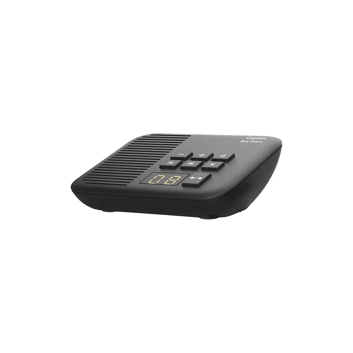 Gigaset Box 200A - Mobiltelefonbasisstation - Anrufbeantworter - ECO DECTGAP - Schwarz