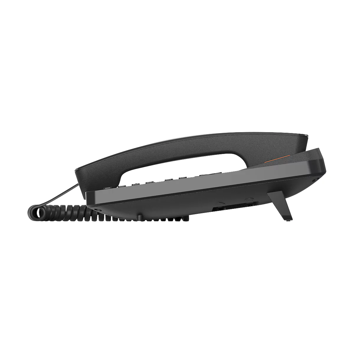 Gigaset DESK 600 bureautelefoon, LCD-display, 7 directe kiestoetsen, handsfree-functie, compatibel met gehoorapparaat, tot 100 contacten, zwart