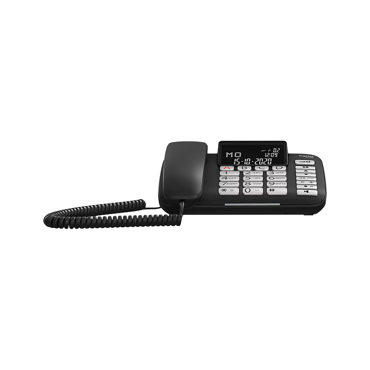 Gigaset DL780 Plus - Mit Schnur/schnurlos - ECO DECTGAP - Schwarz