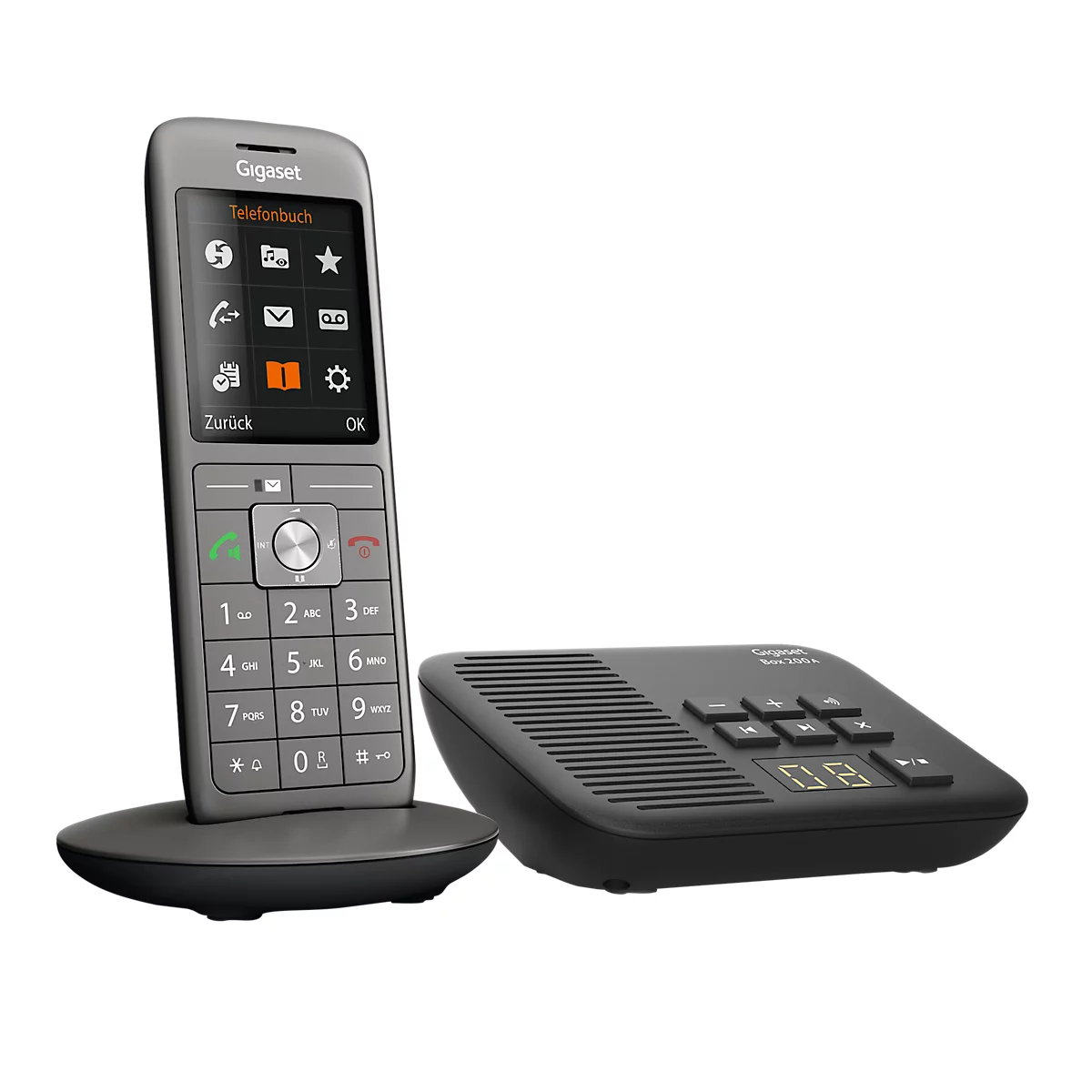 Gigaset draadloze telefoon CL660A, draadloos, met ingebouwd antwoordapparaat