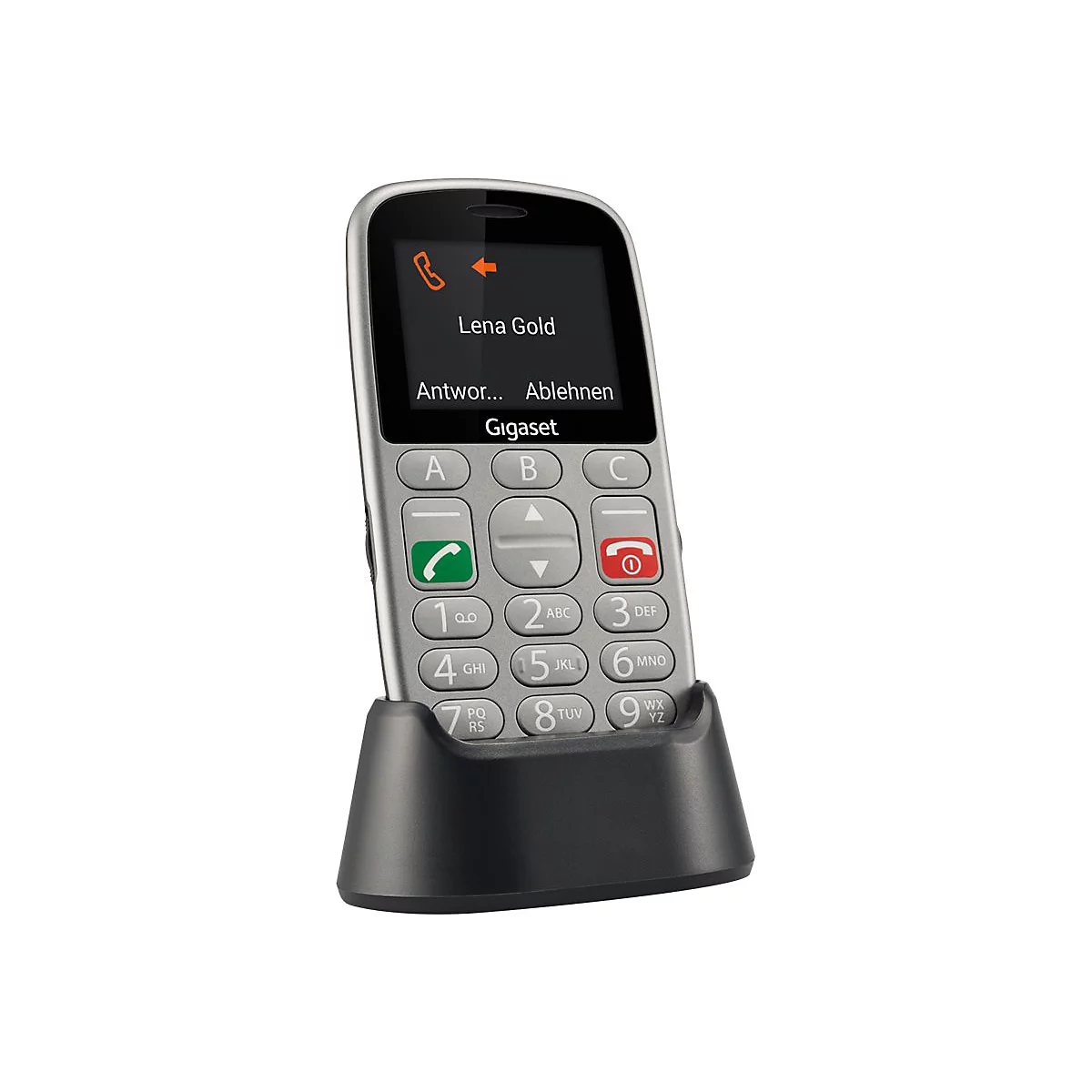 Gigaset GL390 - Feature Phone - Dual-SIM - RAM 32 MB / Interner Speicher 32 MB - microSD slot - 220 x 176 Pixel