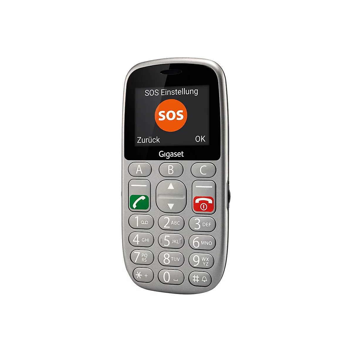 Gigaset GL390 - Feature Phone - Dual-SIM - RAM 32 MB / Interner Speicher 32 MB - microSD slot - 220 x 176 Pixel