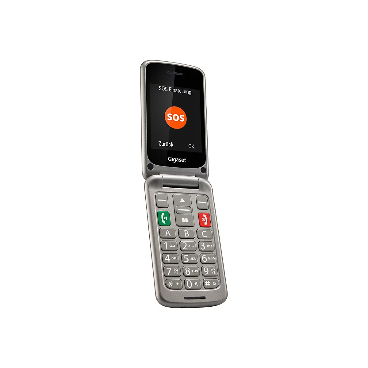 Gigaset GL590 - Feature Phone - Dual-SIM - RAM 32 MB / Interner Speicher 32 MB - microSD slot - 220 x 176 Pixel