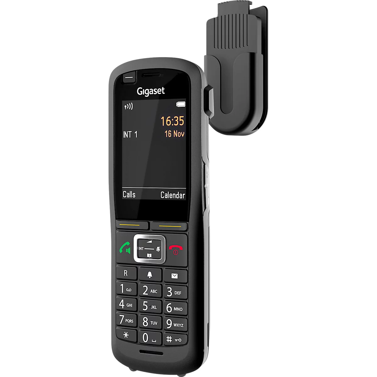 Gigaset-Pro Mobilteil R700H PRO, 2,4' Farbdisplay, schnurlos, bis 13 h Gesprächszeit, Blueetooth, Taschenlampe, schwarz