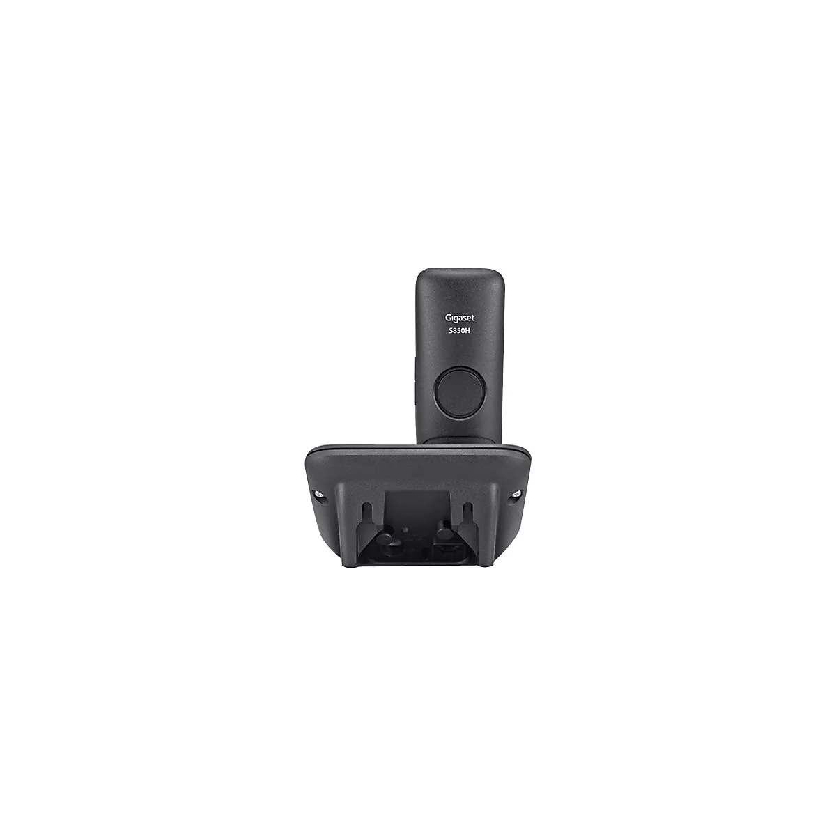 Gigaset S850 - Schnurlostelefon - mit Bluetooth-Schnittstelle mit Rufnummernanzeige - DECT - Schwarz, Platin
