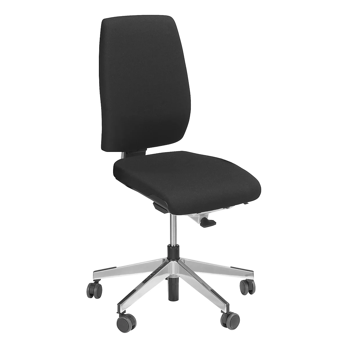 Giroflex Bürostuhl Modell 68, o. Armlehnen, Synchronmechanik, Ledenwirbelstütze, schwarz