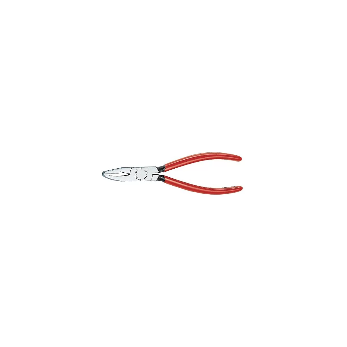 Glaskröselzange L.160mm Backen-B.9,5mm Kopf pol.Ku.-Überzug KNIPEX