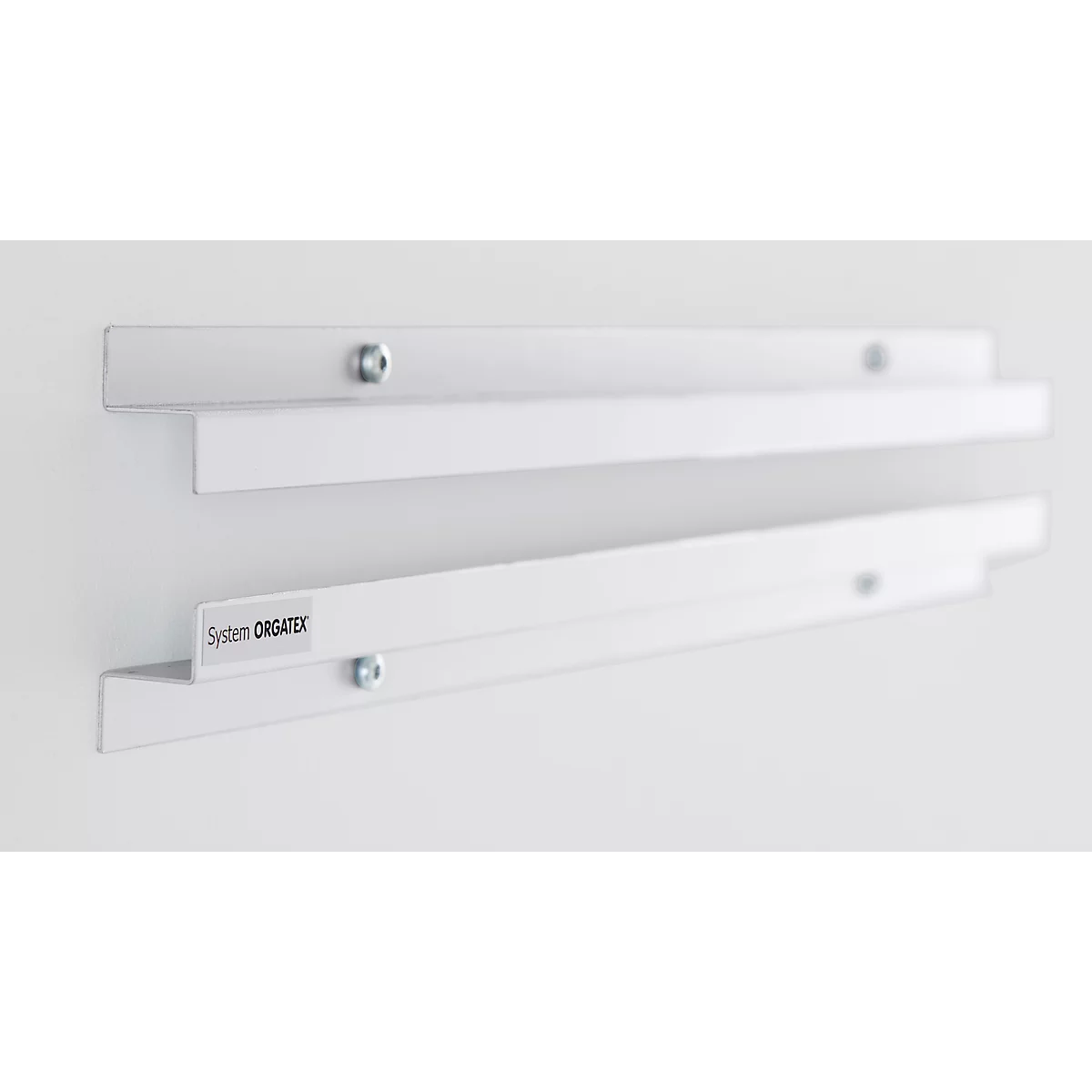 Gleitschienen, Stahlblech, 1270 mm lang, für ORGATEX-Tafeln