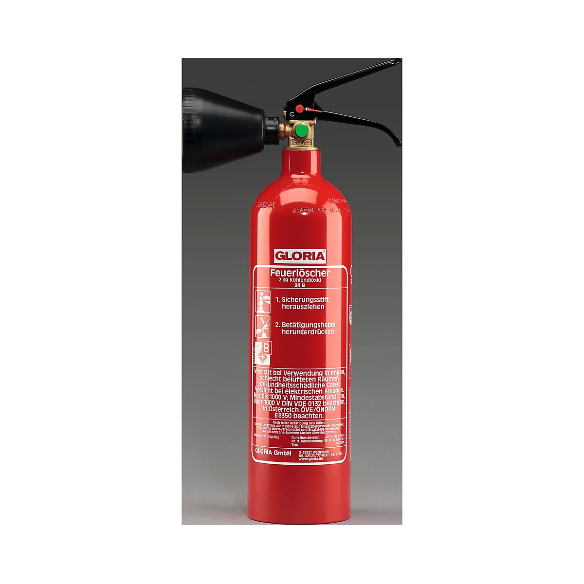 GLORIA CO2-brandblusser KS2SBS