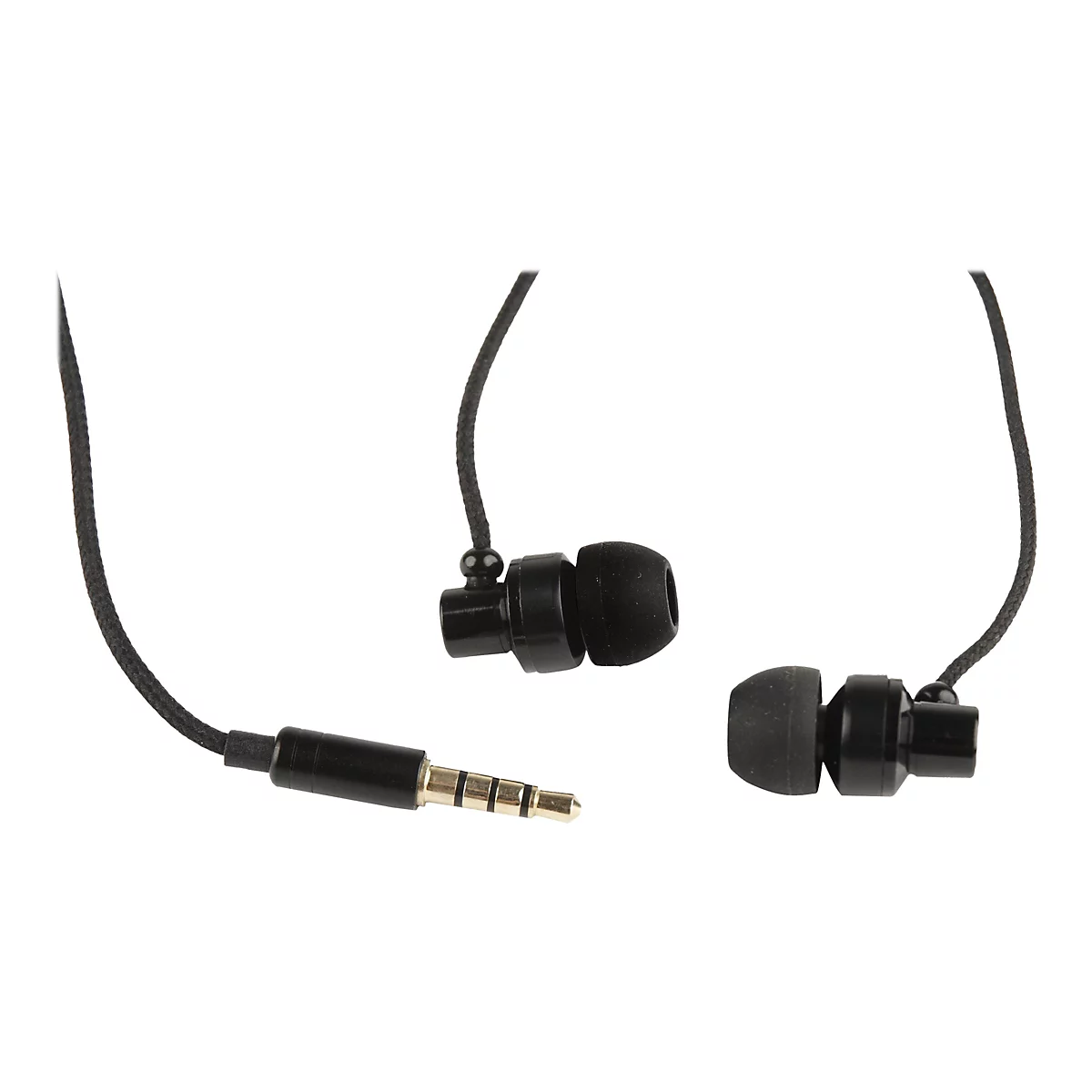 GMB Audio Paris MHS-EP-CDG-B - Ohrhörer mit Mikrofon - im Ohr - kabelgebunden - 3,5 mm Stecker - Schwarz