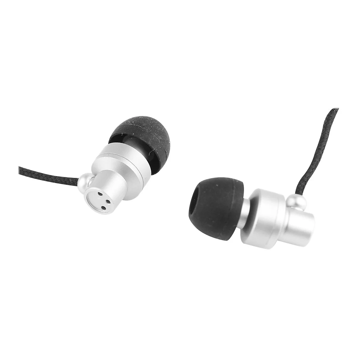 GMB Audio Paris MHS-EP-CDG-S - Ohrhörer mit Mikrofon - im Ohr - kabelgebunden - 3,5 mm Stecker - Silber