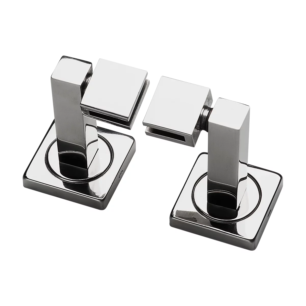 Grâce à ce support mural en acier inox, vous fixerez le miroir au mur en peu de gestes. Dimensions : L 115 x l. 65 x H 115 mm