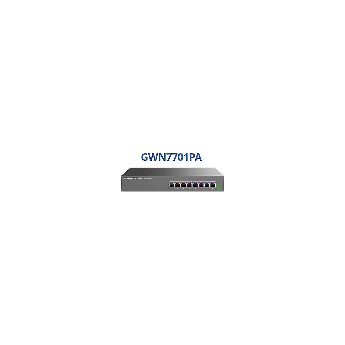 Grandstream GWN7700 Series GWN7701PA - Switch - unmanaged - 8 x 10/100/1000 (8 PoE)