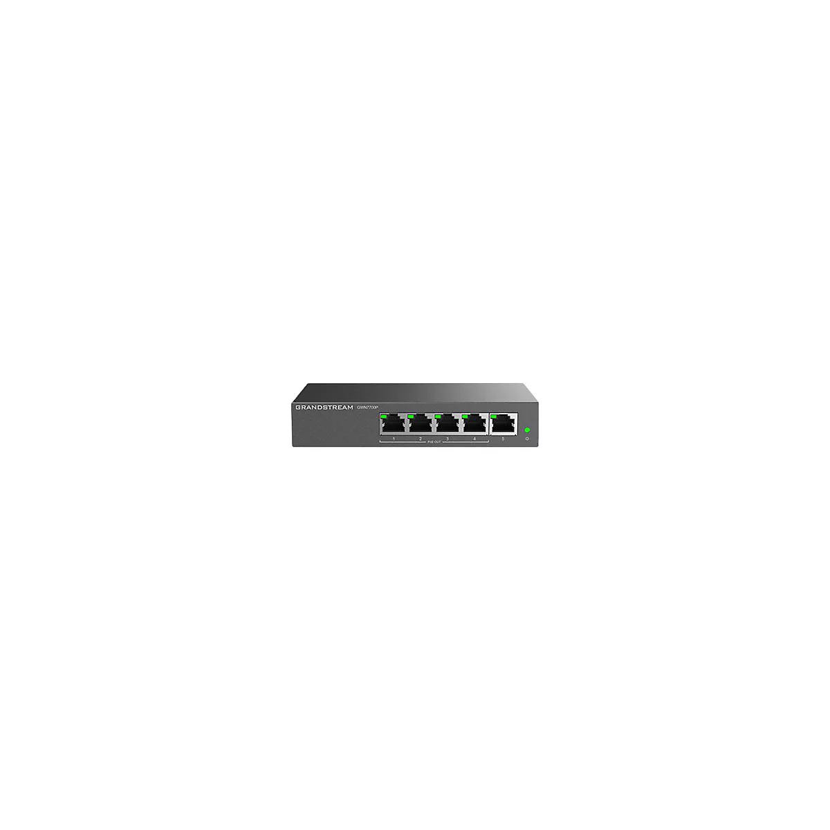 Grandstream GWN7700P - Switch - unmanaged - 5 x 10/100/1000 (PoE+)