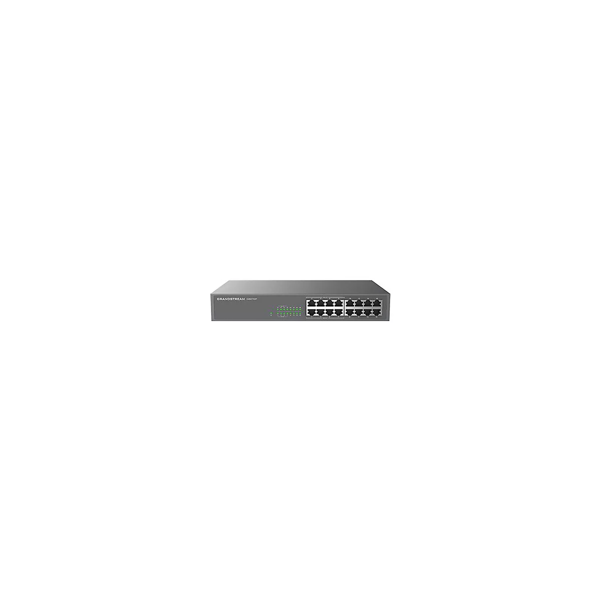 Grandstream GWN7702P - Switch - nicht verwaltet - 8 x 10/100/1000 + 8 x 10/100/1000 (PoE+) - Desktop, an Rack montierbar - PoE+ (138 W)