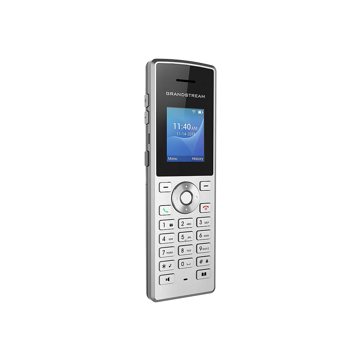 Grandstream WP810 - Schnurloses VoIP-Telefon - IEEE 802.11a/b/g/n/ac (Wi-Fi) - dreiweg Anruffunktion - SIP, RTCP, RTP, SRTP - 2 Leitungen