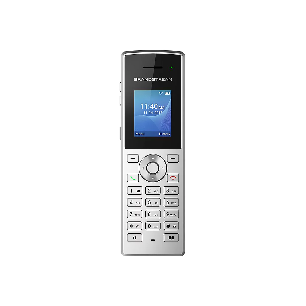 Grandstream WP810 - Schnurloses VoIP-Telefon - IEEE 802.11a/b/g/n/ac (Wi-Fi) - dreiweg Anruffunktion - SIP, RTCP, RTP, SRTP - 2 Leitungen