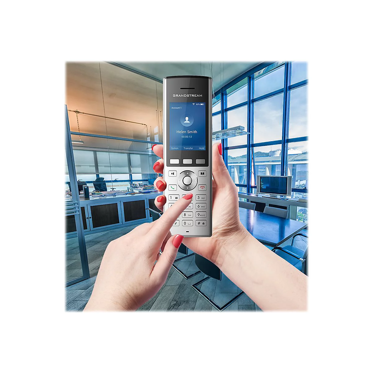 Grandstream WP820 - VoIP-Telefon - mit Bluetooth-Schnittstelle - dreiweg Anruffunktion