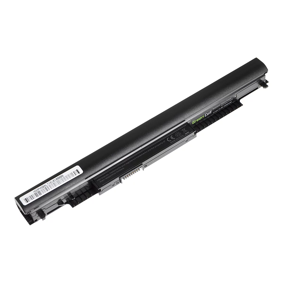 Green Cell - Laptop-Batterie (gleichwertig mit: HP 807957-001, HP HS04) - Lithium-Ionen - 4 Zellen - 2200 mAh - Schwarz