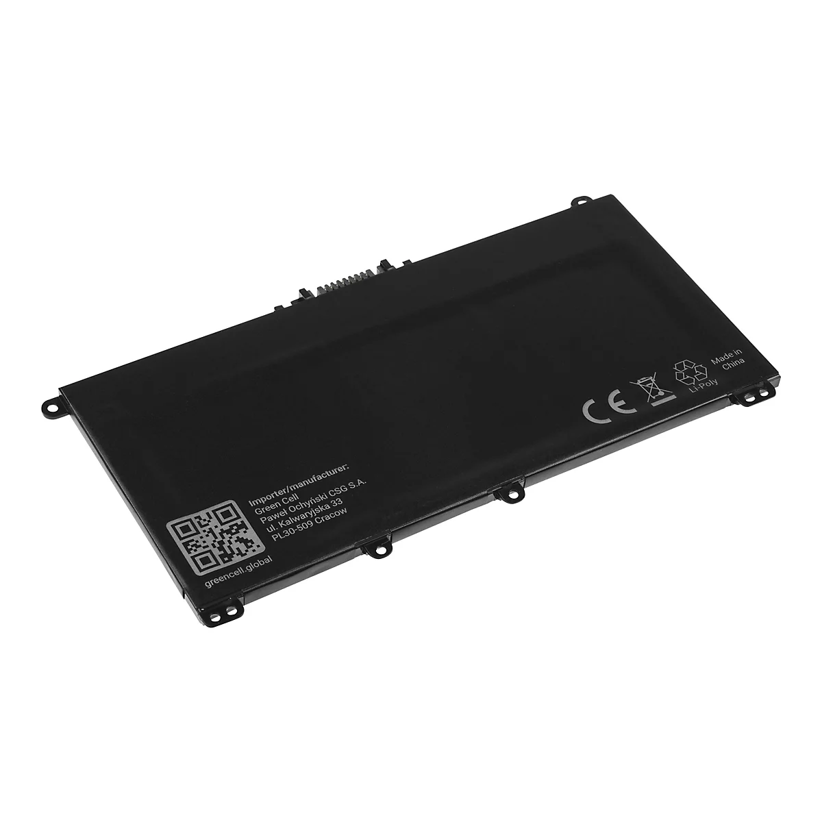 Green Cell - Laptop-Batterie (gleichwertig mit: HP HT03XL) - Lithium-Polymer - 3 Zellen - 3550 mAh - Schwarz