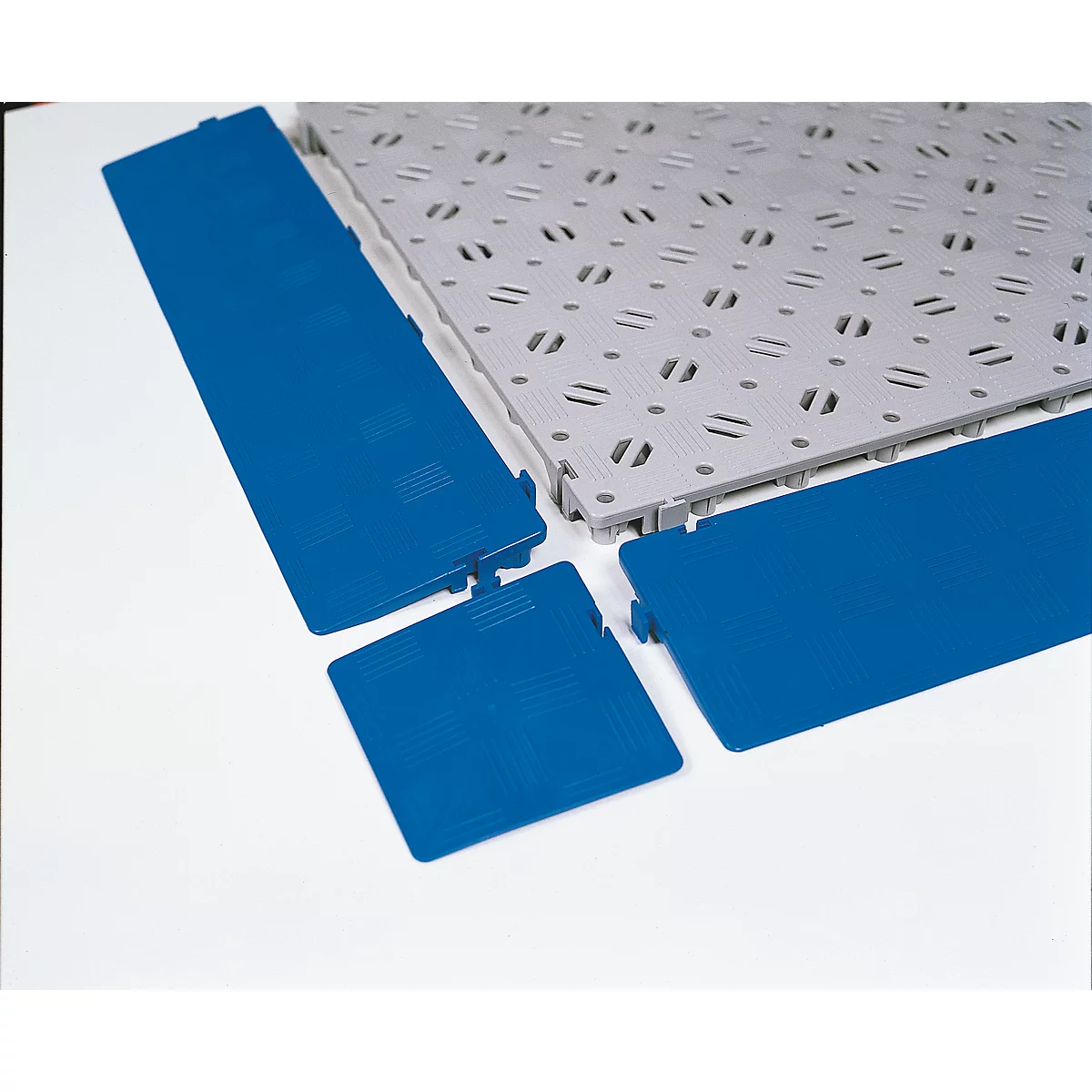 Grille de sol en plastique, bleu