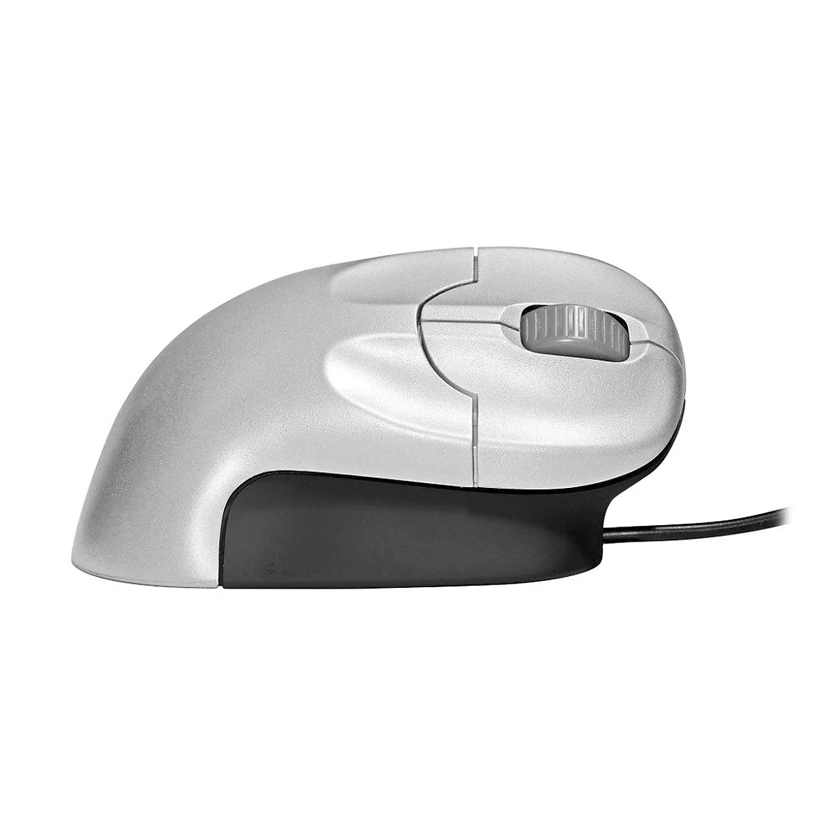Grip Mouse, verticale muis, kabelaansluiting, 2 knoppen en scrollwiel