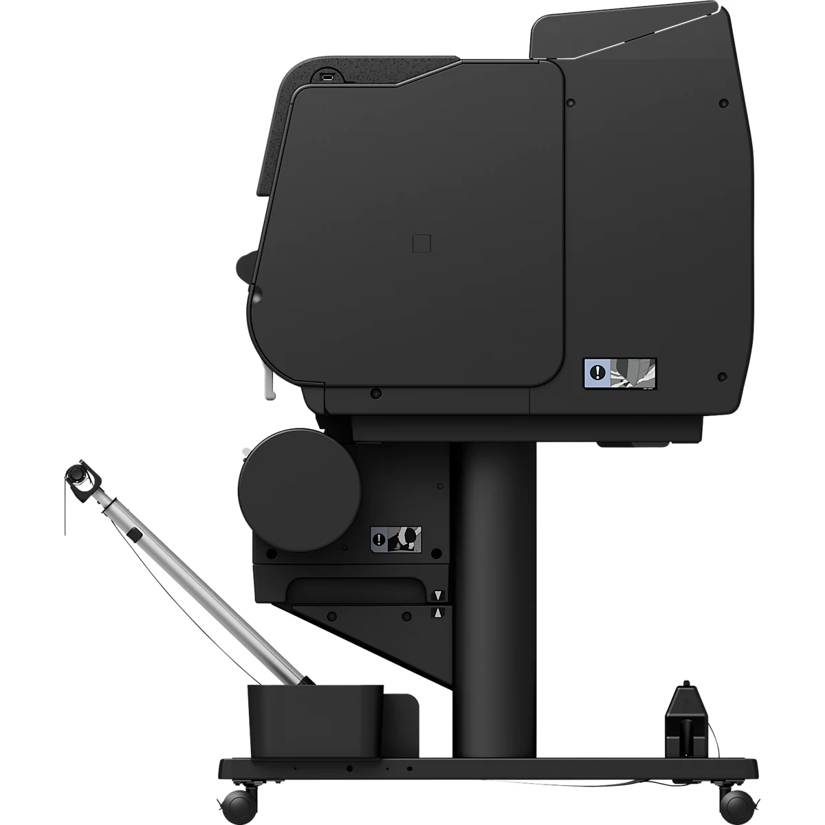 Großformatdrucker Canon imagePROGRAF GP-2000, 24', 11-farbiger Tintenstrahldruck, 2400 x 1200 dpi, USB/LAN/WLAN, inkl. Tintentanks, grau-schwarz