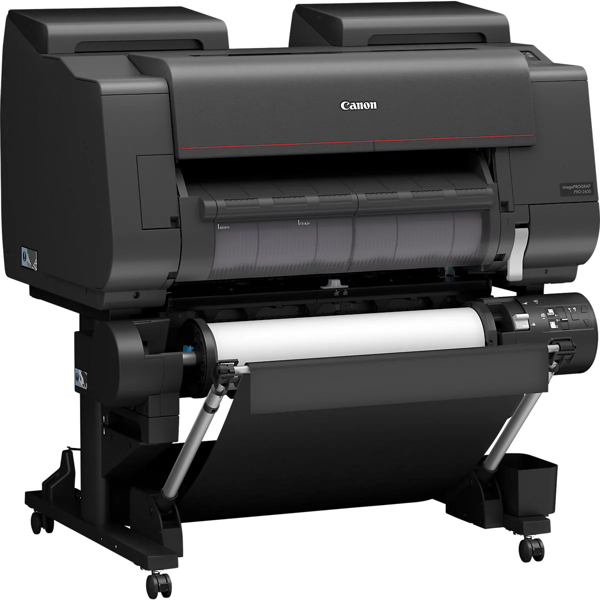 Großformatdrucker Canon imagePROGRAF PRO-2600, 24', 12-farbiger Tintenstrahldruck, 2400 x 1200 dpi, USB/LAN/WLAN, inkl. Tintentanks, schwarz