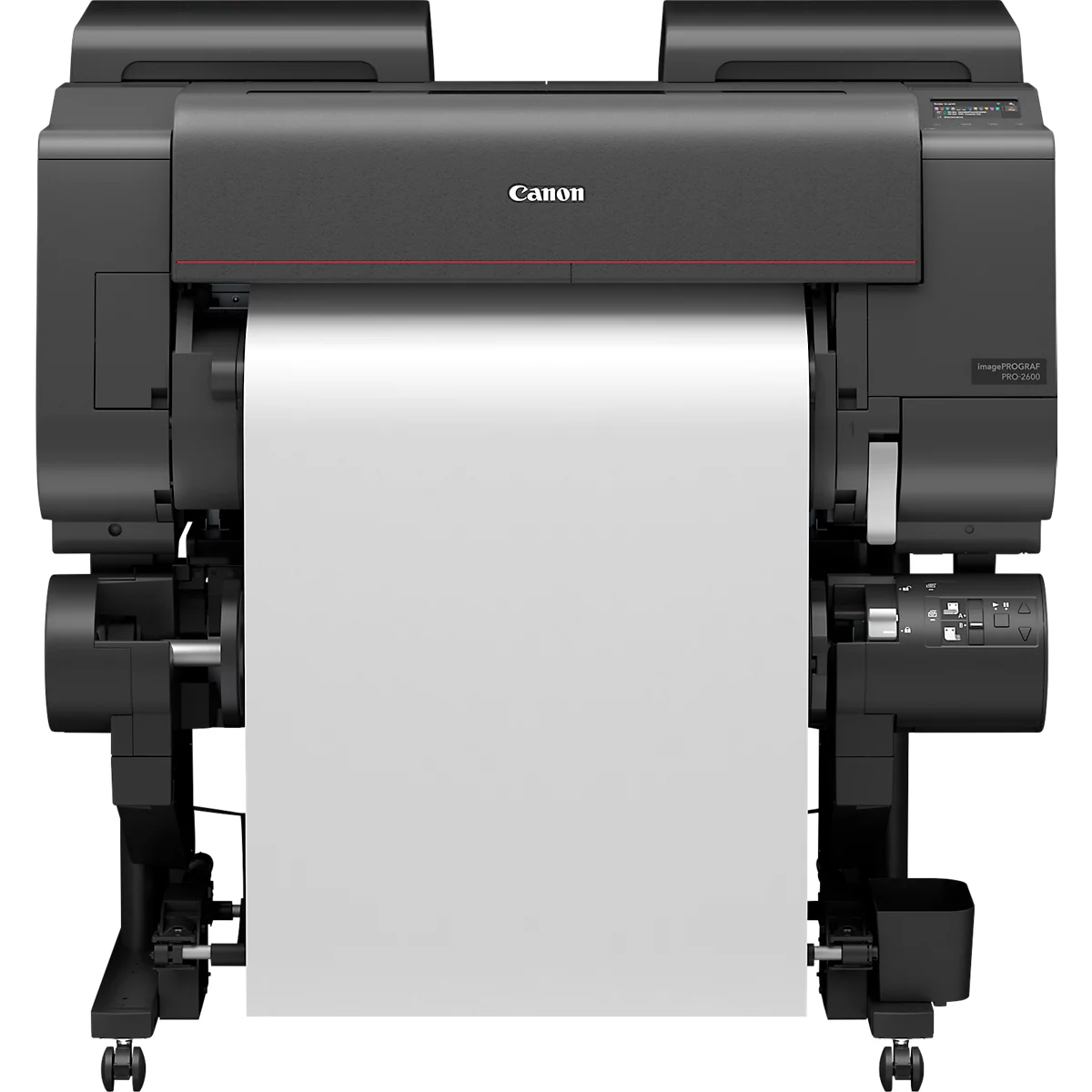Großformatdrucker Canon imagePROGRAF PRO-2600, 24', 12-farbiger Tintenstrahldruck, 2400 x 1200 dpi, USB/LAN/WLAN, inkl. Tintentanks, schwarz