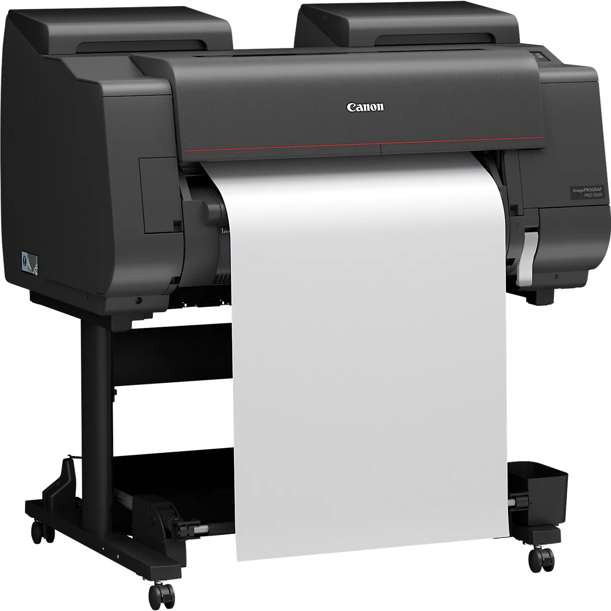 Großformatdrucker Canon imagePROGRAF PRO-2600, 24', 12-farbiger Tintenstrahldruck, 2400 x 1200 dpi, USB/LAN/WLAN, inkl. Tintentanks, schwarz