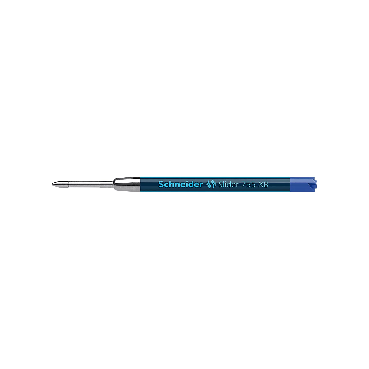 Großraummine XB SCHNEIDER Slider 755, Strichstärke XB, blau, 10 Stück