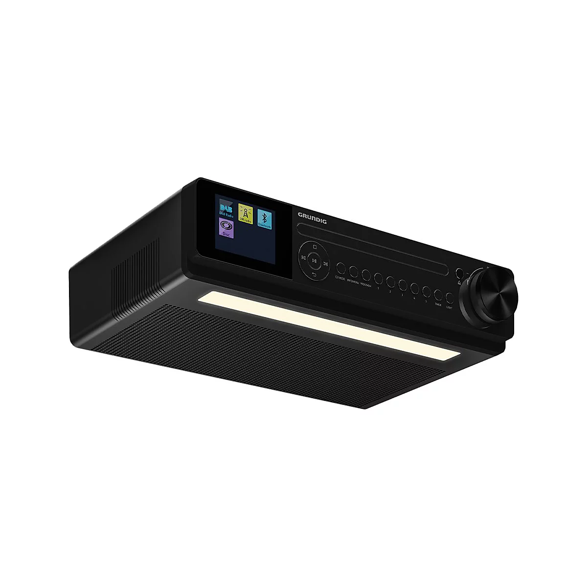 Grundig DKR 2000 BT DAB+ CD - Audiosystem - 2 x 3 Watt - Schwarz
