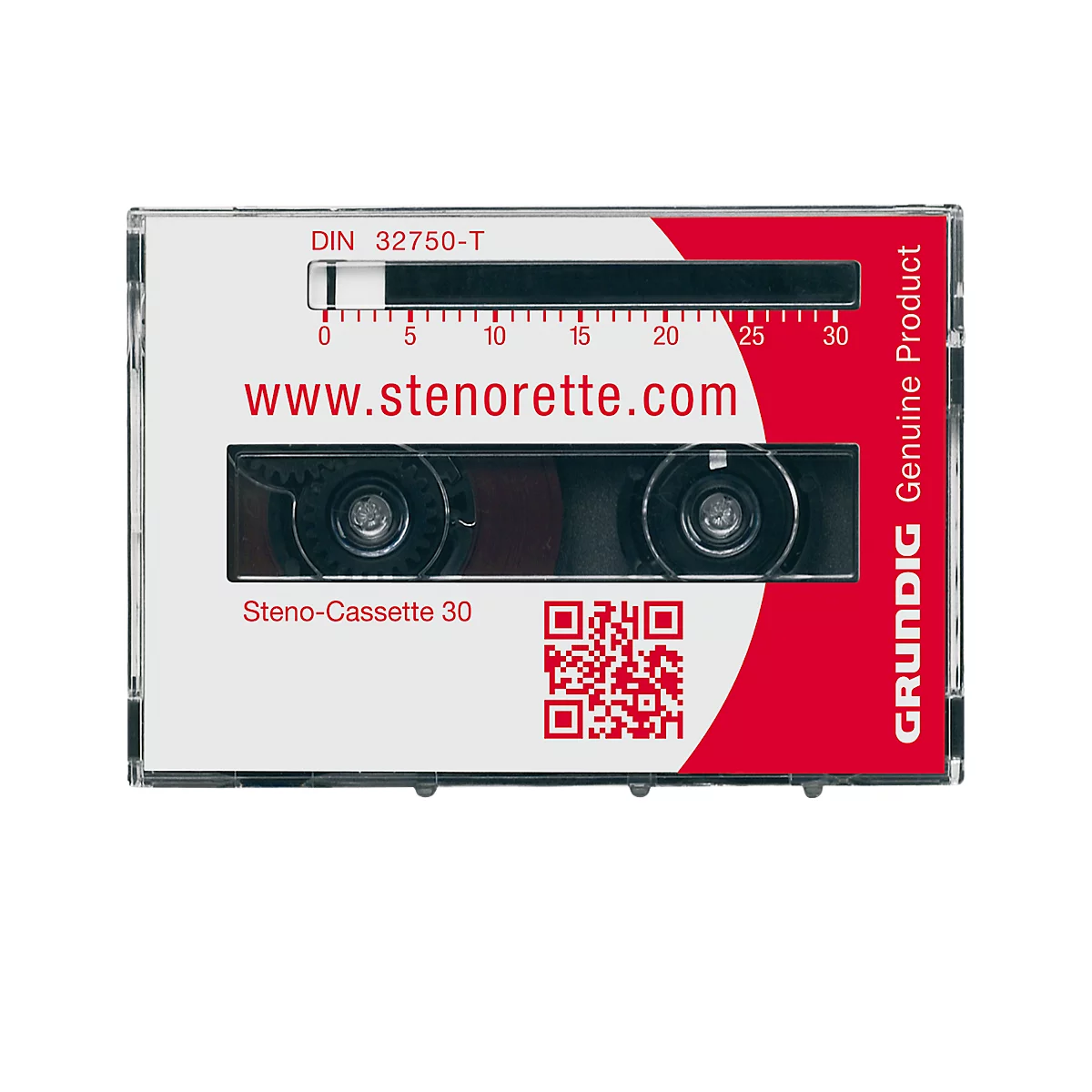 GRUNDIG steno-cassettes 30, 5 stuks