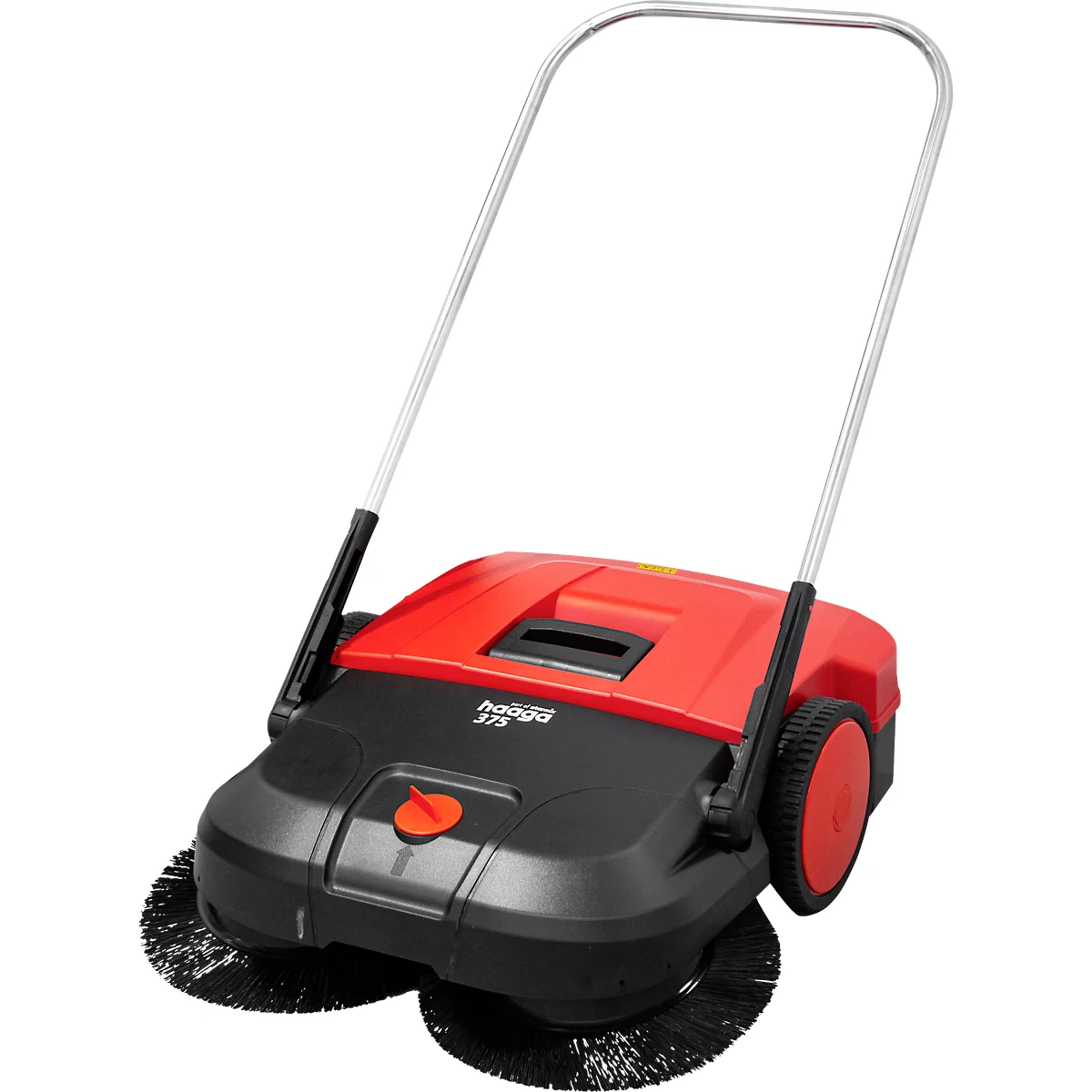 Haaga veegmachine 375, manueel, veegoppervlaktes tot 1000 m², Volume opvangbak 50 l