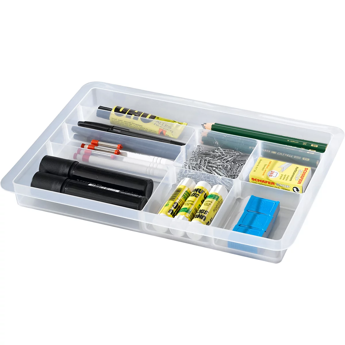 Hängeeinsatz, 8 Fächer, für Kunststoff-Box 4,9 l