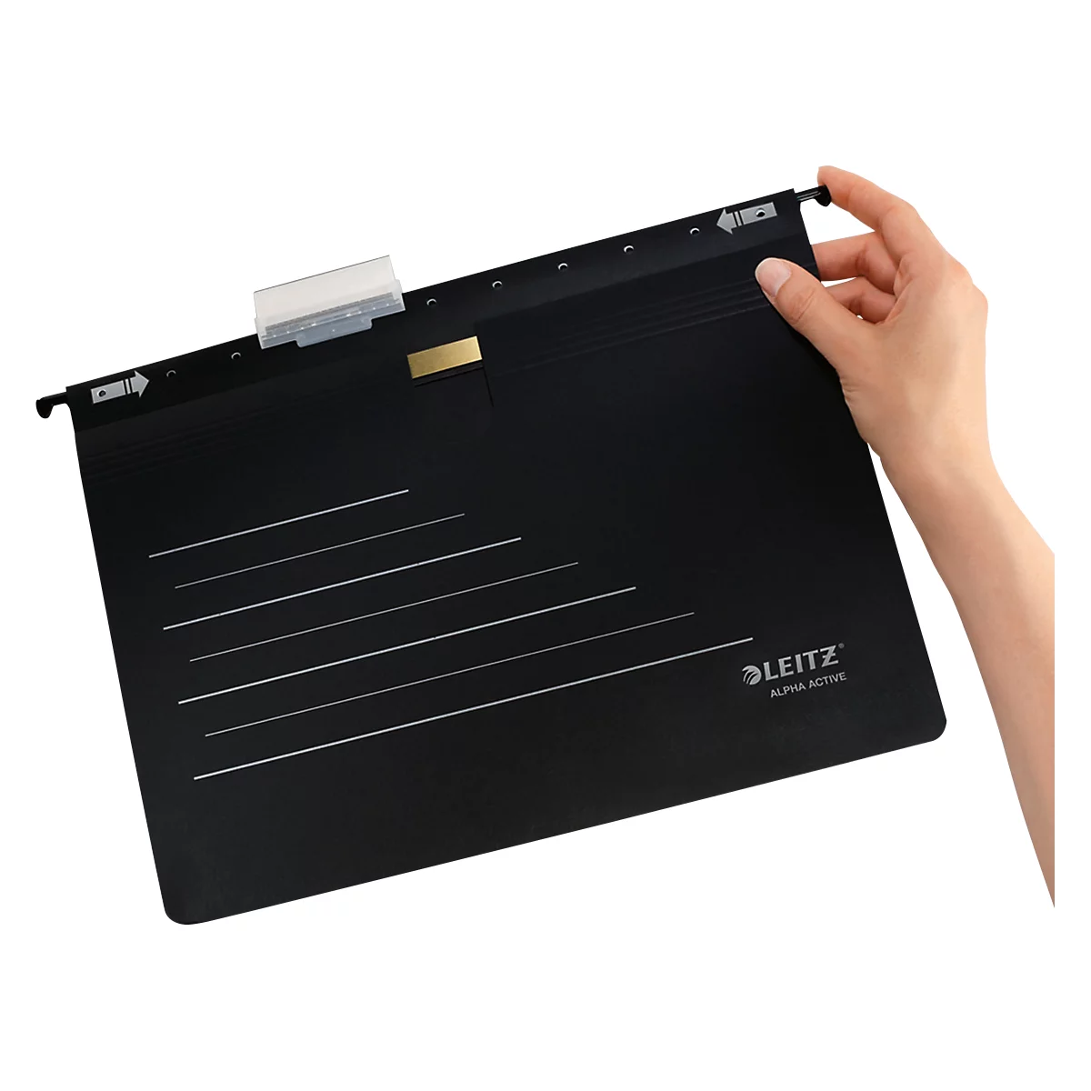 Hängehefter Alpha Active 5 St. schwarz