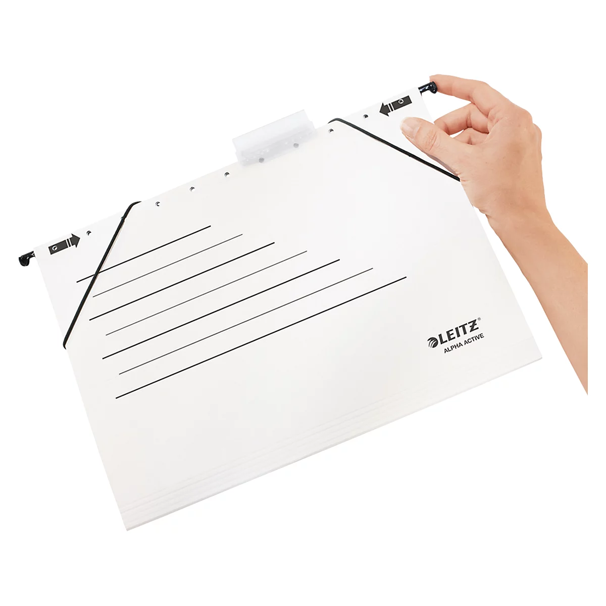 Hängemappe Alpha Active 5 St. weiss