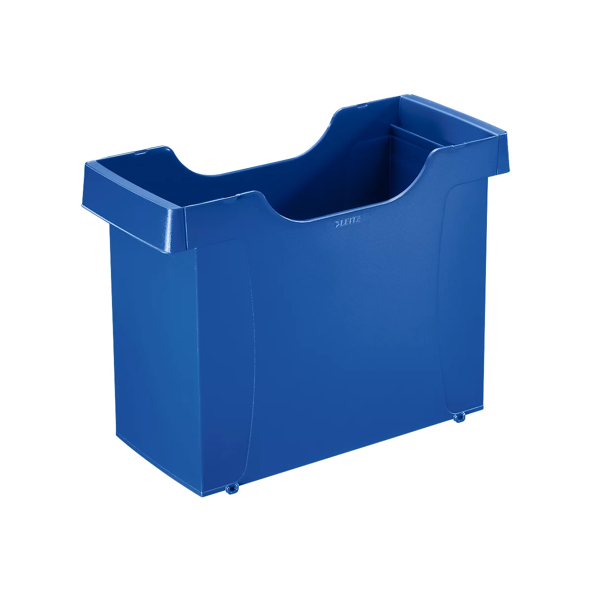 Hängemappenbox Leitz Uni-Box Plus 1908, DIN A4, für ca. 20 Hängemappen, Griffmulden, blau