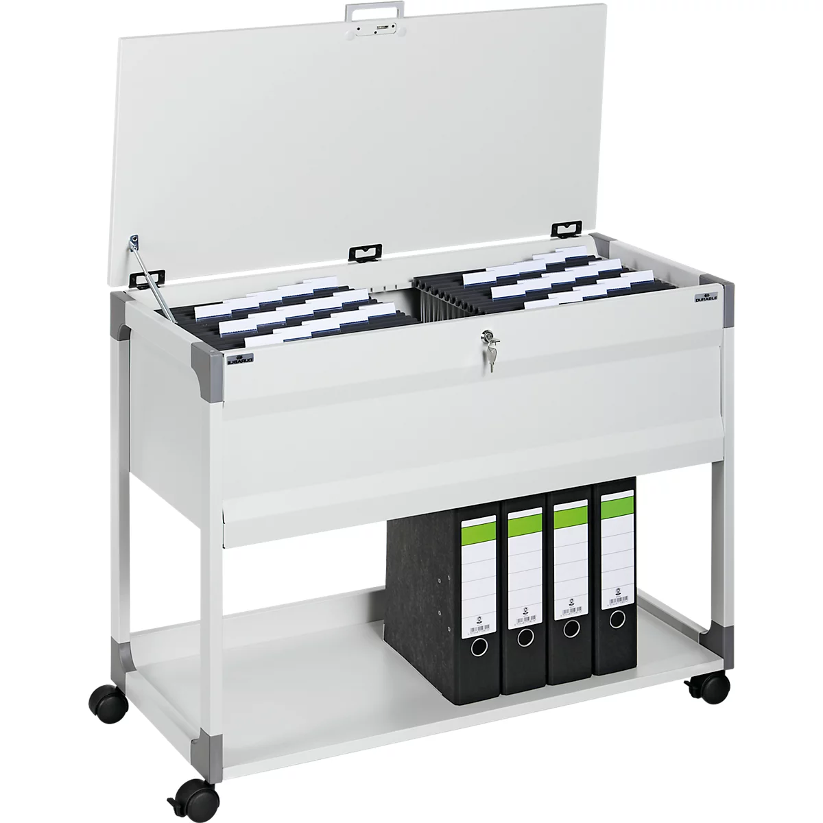 Hängemappenwagen System File Trolley 100 Multi Top, grau
