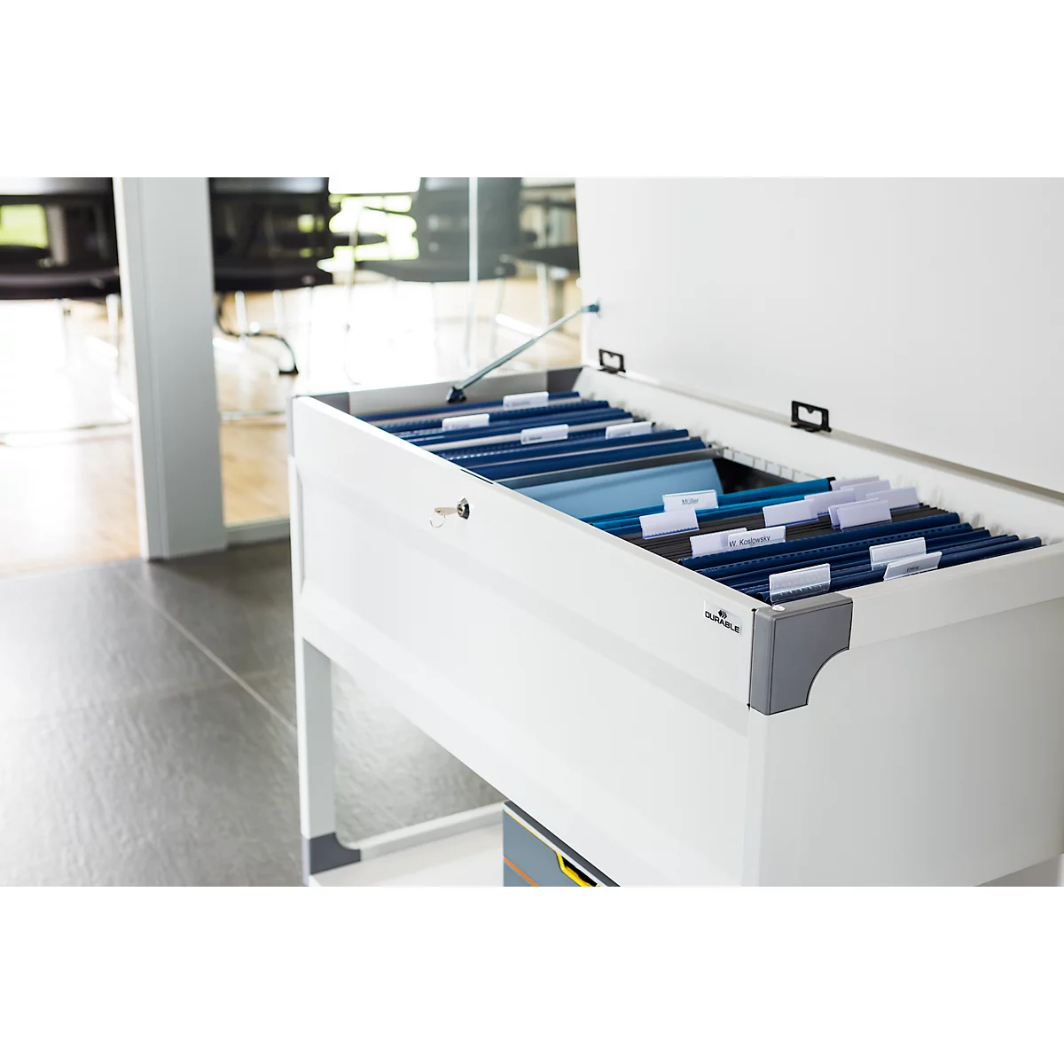 Hängemappenwagen System File Trolley 100 Multi Top, grau