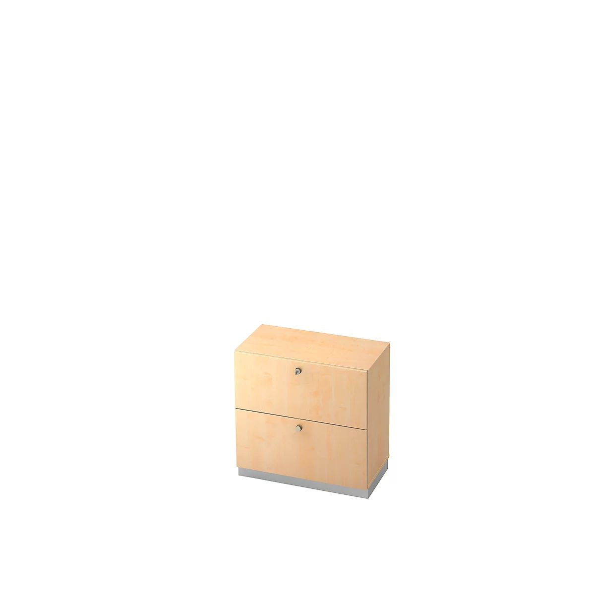 Hängeregistraturschrank, 2 OH, B 800 x T 420 mm, Ahorn-Dekor