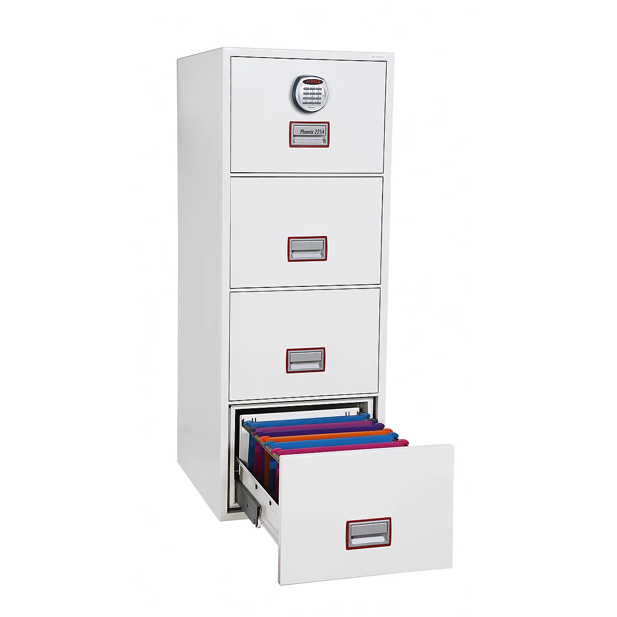 Hängeregistraturschrank World Class Vertical Fire File FS2254K/E/F, feuergeschützt, mit elektr. Tastenschloss