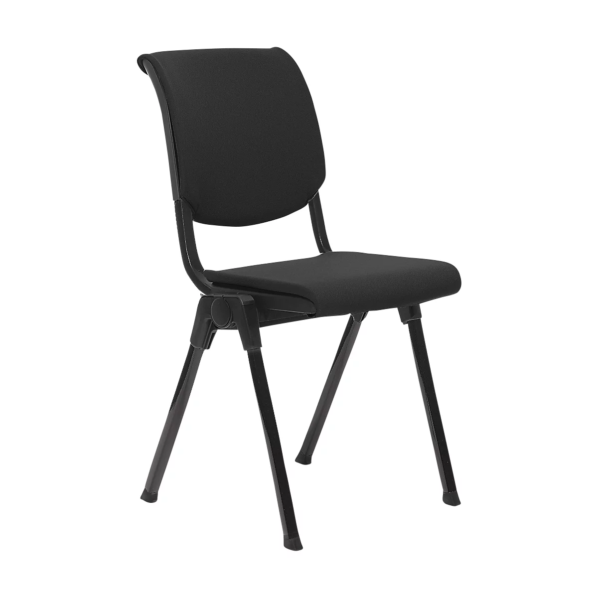 HÅG Conventio mit Sitzpolster schwarz und schwarzem Gestell
