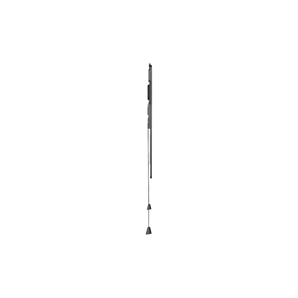 HAGOR BL Superslim 600 - Befestigungskit (feste Wandhalterung) - für LCD-Display - Schwarz - Bildschirmgröße: 140-191 cm (55'-75')