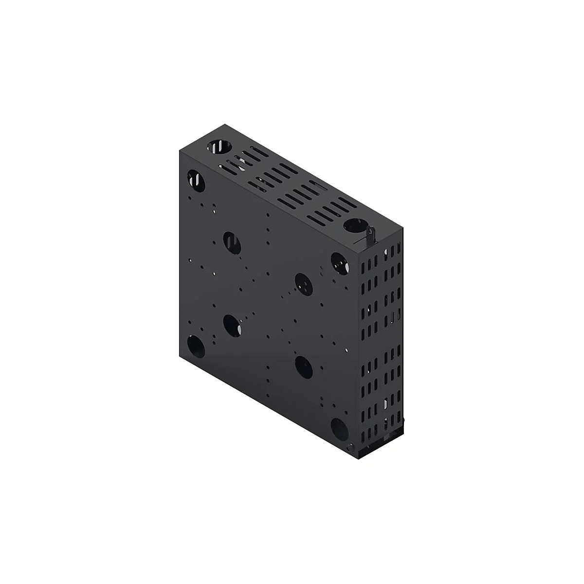 HAGOR HP - PC-Gehäusesystem - geeignet für Wandmontage, montierbarer Wagen, Ständer montierbar - Schwarz