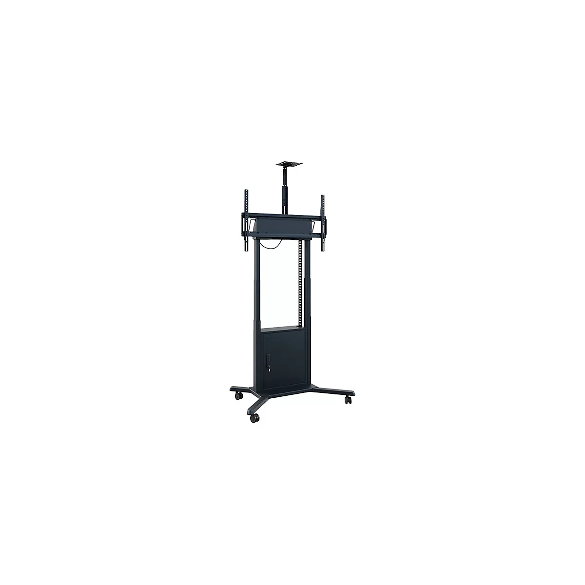 HAGOR HP Twin Lift M-B - Wagen - für Flachbildschirm - Schwarz - Bildschirmgröße: 140-218 cm (55'-86') - Montageschnittstelle: bis zu 900 x 600 mm