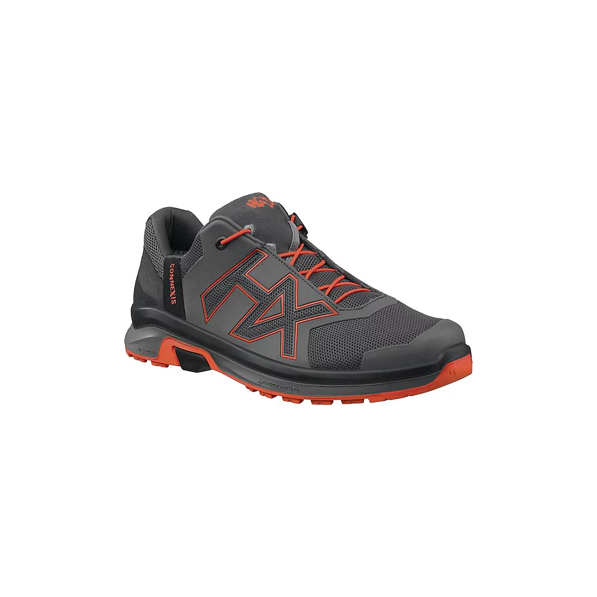 HAIX Freizeitschuh CONNEXIS Go GTX, Gr. 7 (41), grau/orange, GORE-TEX, Mikrofaser/Textil, wasserdicht