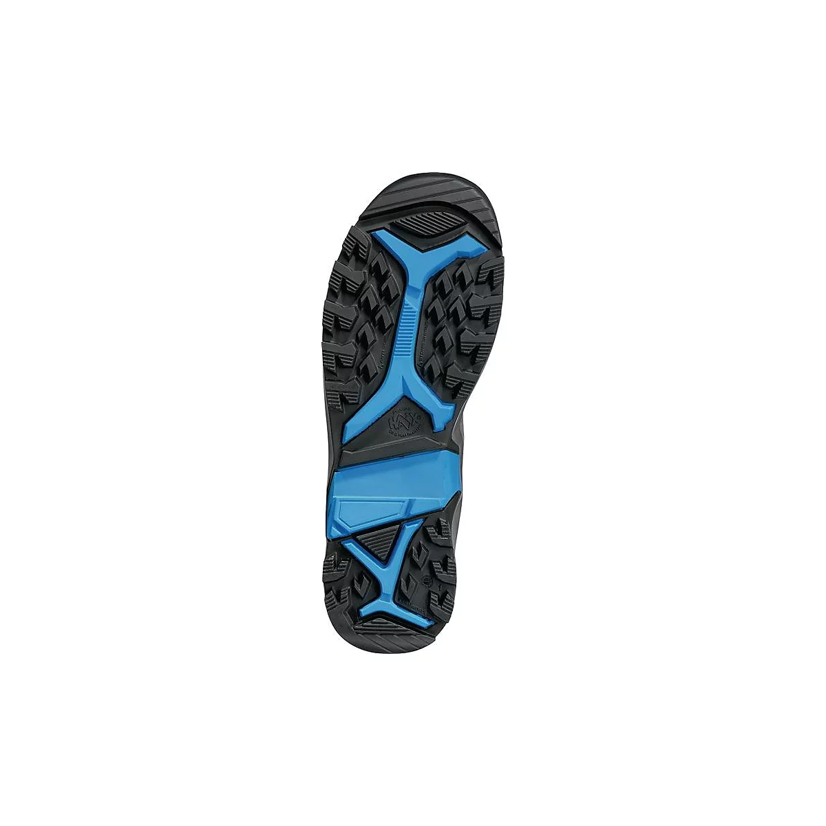 HAIX Sicherheitsschuh Connexis GTX Low, S3 HRO HI CI WR SRC, Gr. 11 (46), Veloursleder-Textil, Nano-Carbon Kappe, grau/blau
